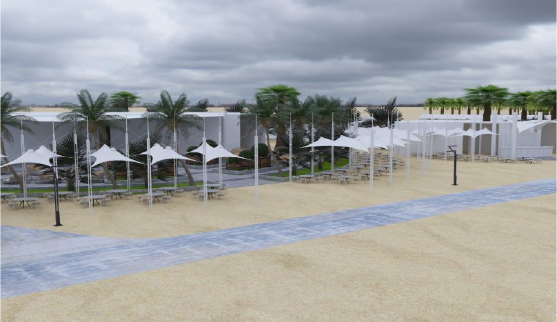 Beach club masterplan by Tviara Studio, Dubai