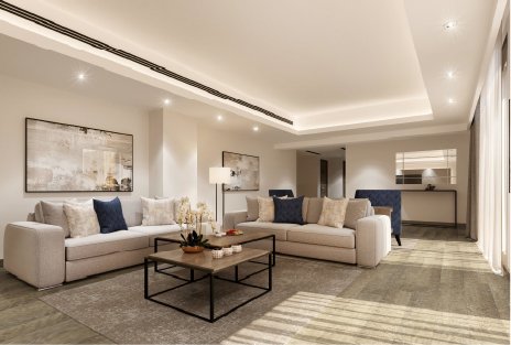 Arjan by Rotana 2BR apartment interior by Tviara Studio, Dubai