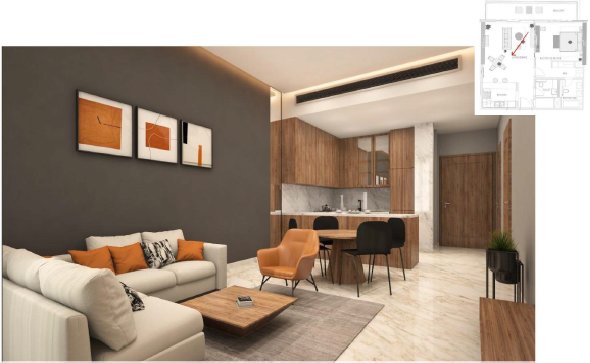 Armada Tower apartment interior by Tviara Studio, Dubai